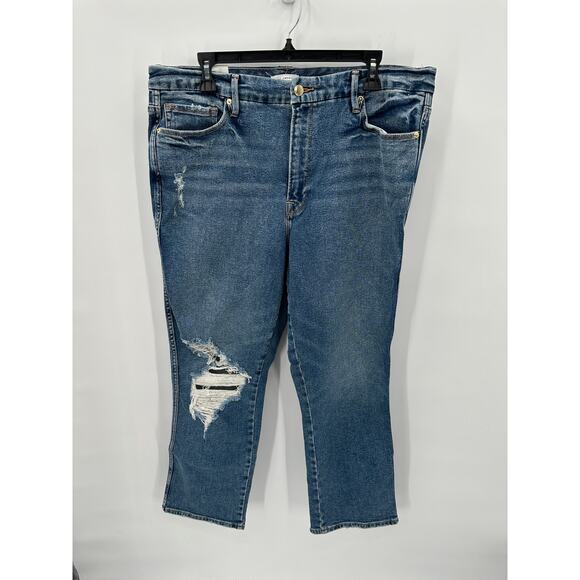 GOOD AMERICAN NWT Good Curve Straight in Blue312 // 16 - Picture 5 of 14